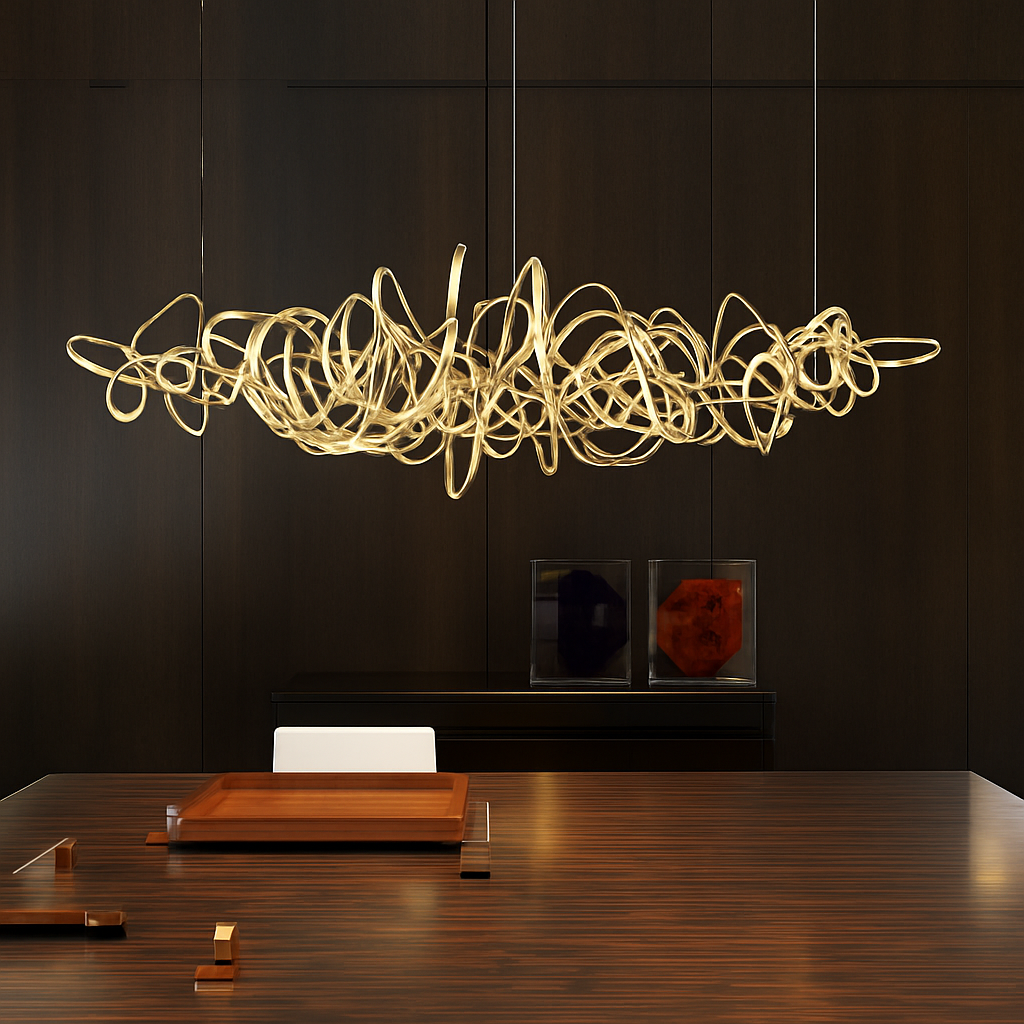 Lustre design à LED moderne Luxury - vue 3 sur 5
