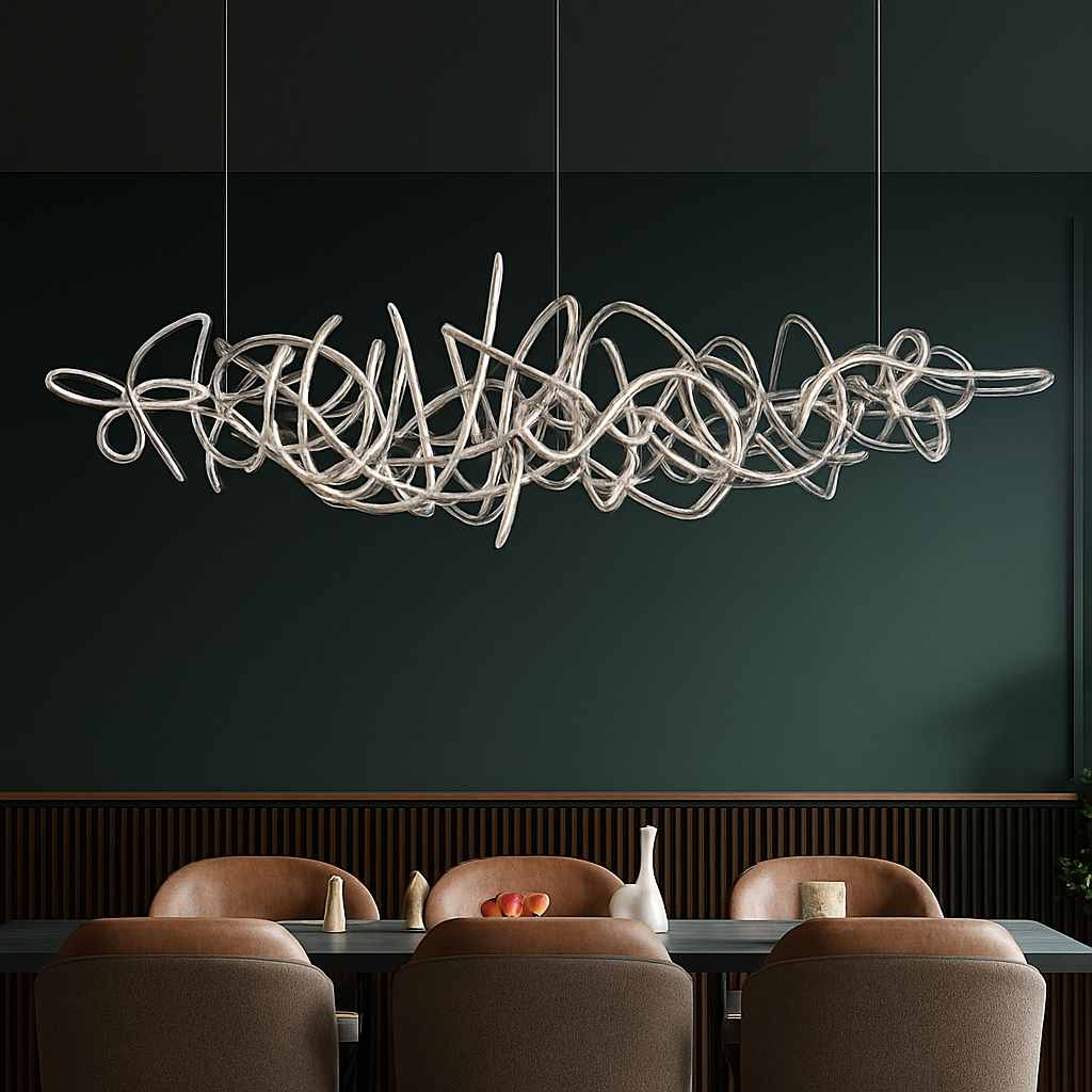 Lustre design à LED moderne Luxury - vue 4 sur 5