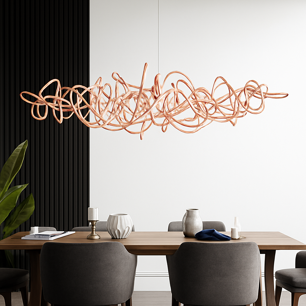 Lustre design à LED moderne Luxury - vue 5 sur 5