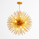 Lustre design moderne en aluminium doré Prosperity