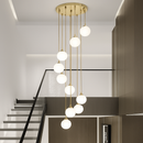 lustre duplex moderne pour éclairage de luxe intérieur