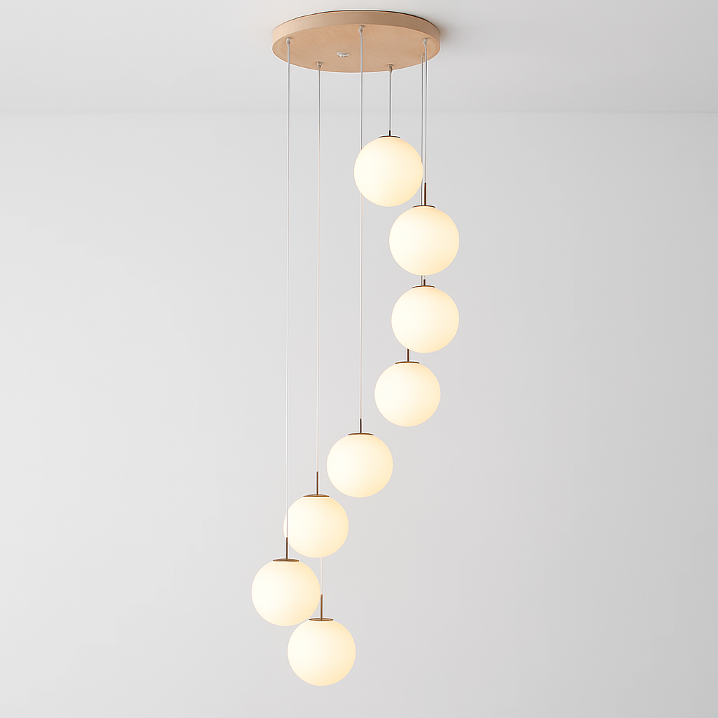lustre duplex moderne pour éclairage de luxe intérieur - vue 7 sur 20