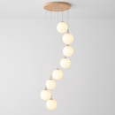 lustre duplex moderne pour éclairage de luxe intérieur