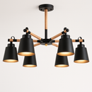 Lustre en bois et métal rustique Personality