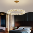 lustre en cristal design pour éclairage intérieur élégant