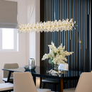 lustre en cristal design pour éclairage intérieur élégant