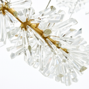 lustre en cristal design pour éclairage intérieur élégant