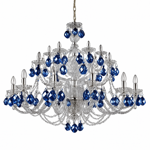 lustre en cristal design pour un intérieur luxueux et raffiné - vue 4 sur 6