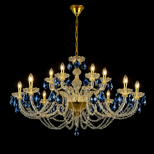 lustre en cristal design pour un intérieur luxueux et raffiné - vue 5 sur 6