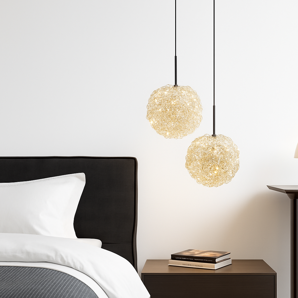 lustre en cristal led léger pour une ambiance romantique et élégante - vue 3 sur 10