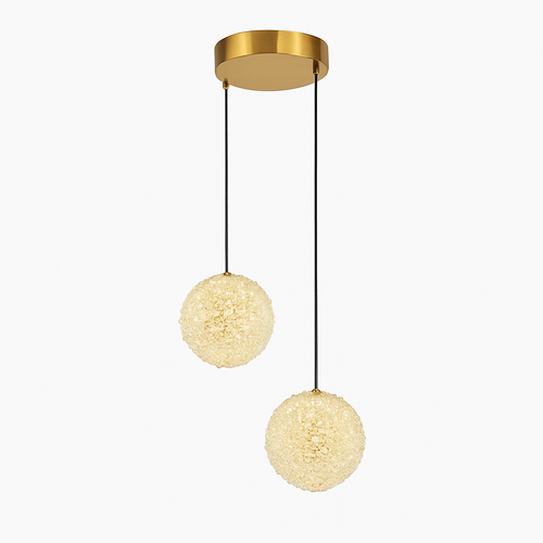 lustre en cristal led léger pour une ambiance romantique et élégante - vue 9 sur 10