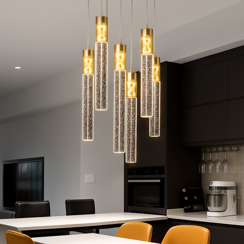 lustre en cristal led moderne pour décoration intérieure créative - vue 3 sur 22