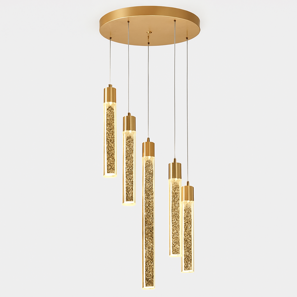 lustre en cristal led moderne pour décoration intérieure créative - vue 12 sur 22