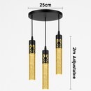 lustre en cristal led moderne pour décoration intérieure créative