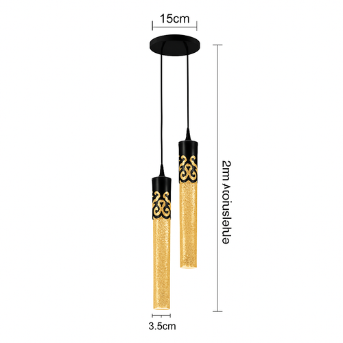 lustre en cristal led moderne pour décoration intérieure créative - vue 16 sur 22
