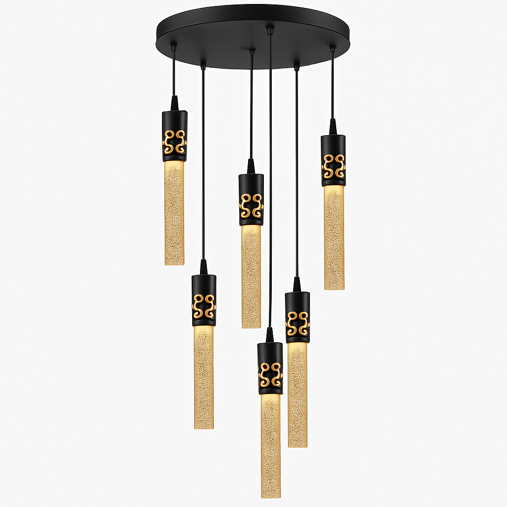 lustre en cristal led moderne pour décoration intérieure créative - vue 17 sur 22