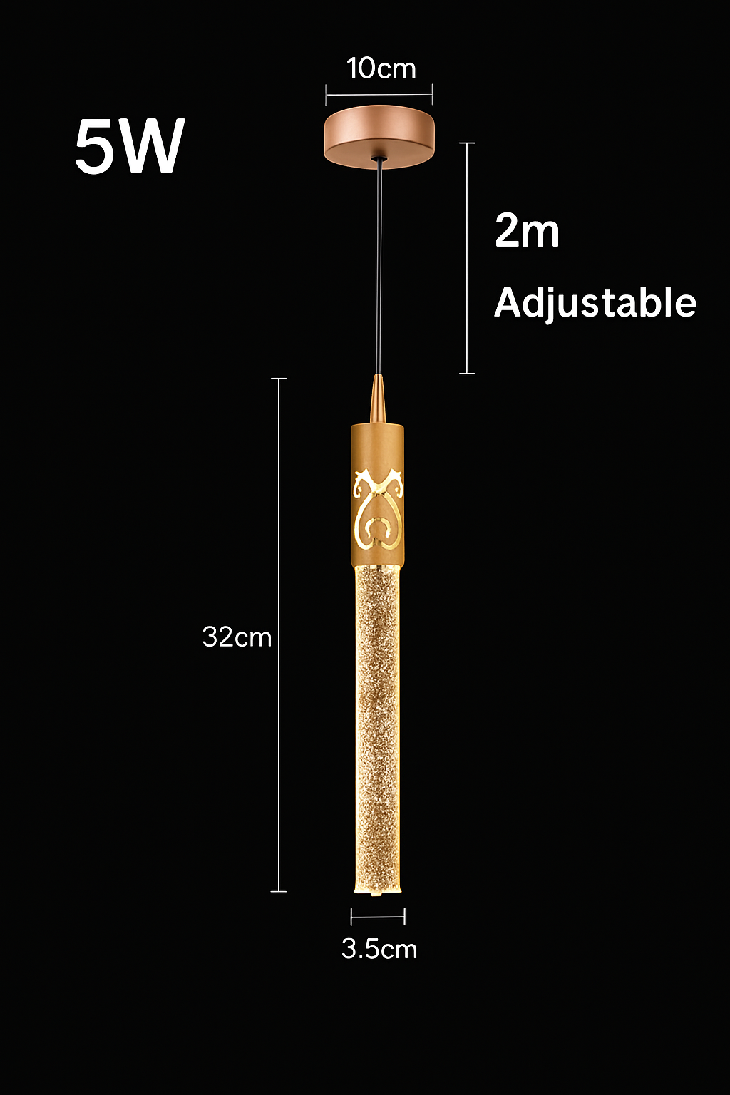lustre en cristal led moderne pour décoration intérieure créative - vue 18 sur 22