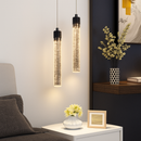 lustre en cristal led moderne pour décoration intérieure créative