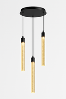 lustre en cristal led moderne pour décoration intérieure créative