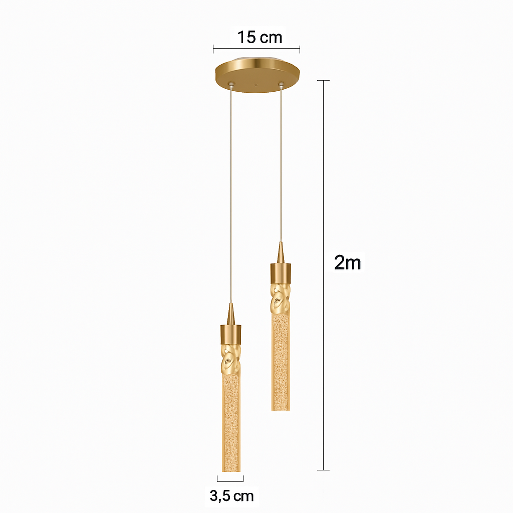 lustre en cristal led moderne pour décoration intérieure créative - vue 8 sur 22
