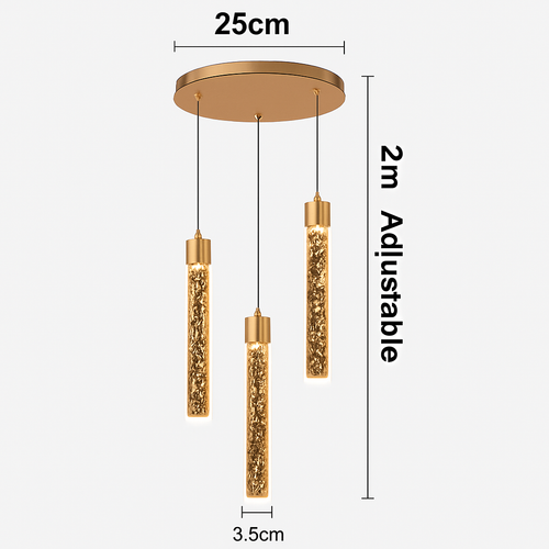 lustre en cristal led moderne pour décoration intérieure créative - vue 10 sur 22