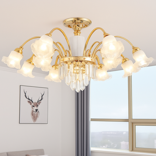 lustre en cristal lumineux pour hôtels et églises - vue 17 sur 16
