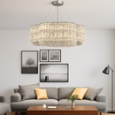 lustre en cristal moderne pour éclairage intérieur élégant
