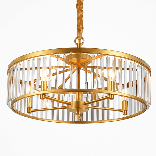 lustre en cristal moderne pour décoration contemporaine de luxe - vue 6 sur 10