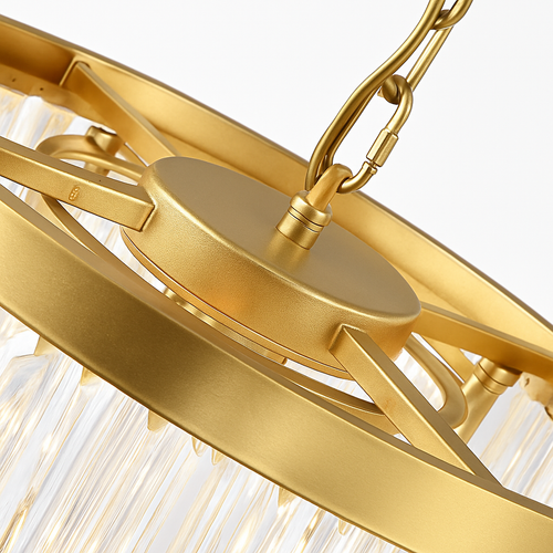 lustre en cristal moderne pour décoration contemporaine de luxe - vue 8 sur 10