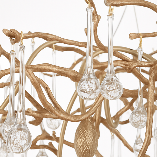 lustre en cristal rétro pour éclairage de luxe - vue 4 sur 7
