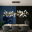 lustre en feuille de ginkgo pour décoration intérieure