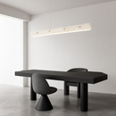 lustre en marbre et acier inoxydable à led dimmable
