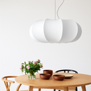 lustre en soie design nordique wabi sabi pour intérieur moderne