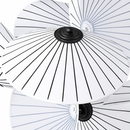 lustre 	 en tissu design éclairage maison fil réglable