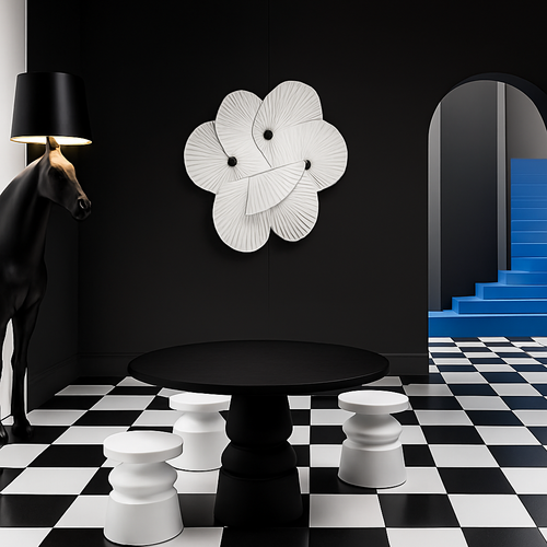 lustre en tissu design pour restaurant bureau et salon - vue 6 sur 7