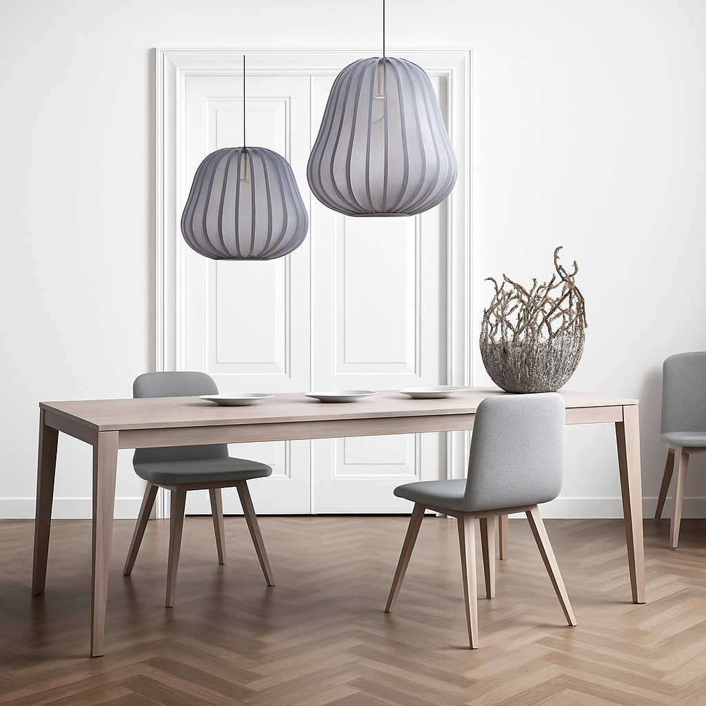 lustre en tissu wabi-sabi pour restaurant et bar décoratif - vue 4 sur 14