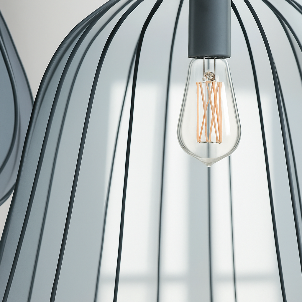 lustre en tissu wabi-sabi pour restaurant et bar décoratif - vue 6 sur 14
