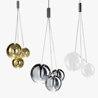 lustre en verre suspension design pour éclairage moderne