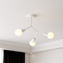 Lustre industriel LED avec plusieurs branches métalliques Rally