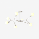 Lustre industriel LED avec plusieurs branches métalliques Rally