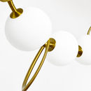 lustre italie designer cc 10 boules de verre led