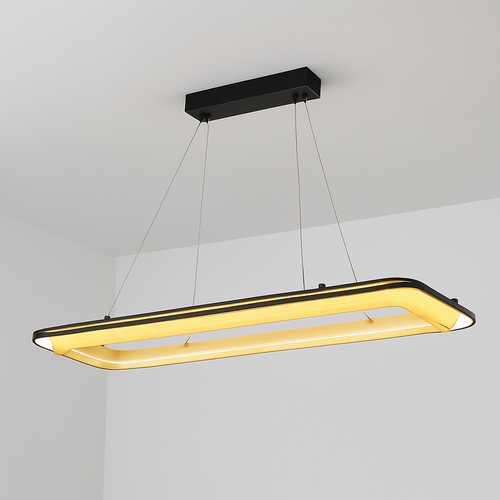 lustre led circulaire de luxe pour décoration intérieure moderne - vue 3 sur 14