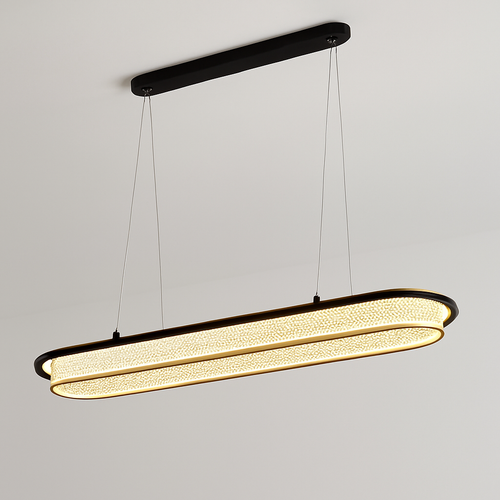 lustre led circulaire de luxe pour décoration intérieure moderne - vue 11 sur 14