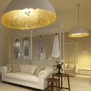 lustre led créatif demi-mois designer italien éclairage intérieur