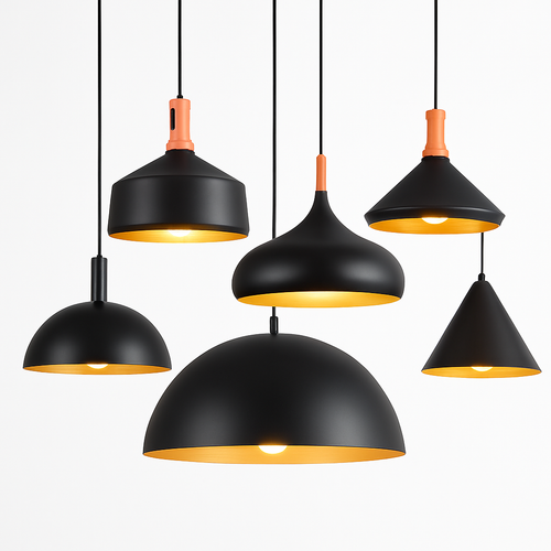 lustre led créatif style industriel rétro pour restaurant - vue 2 sur 23