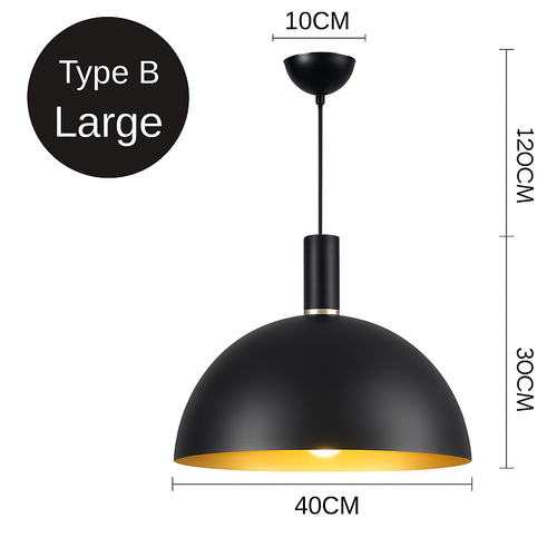 lustre led créatif style industriel rétro pour restaurant - vue 18 sur 23