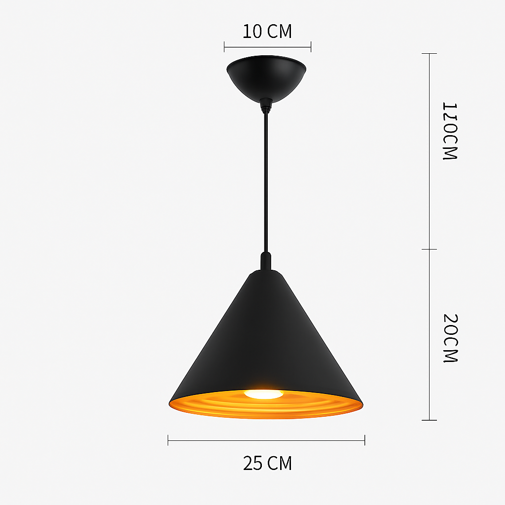 lustre led créatif style industriel rétro pour restaurant - vue 22 sur 23