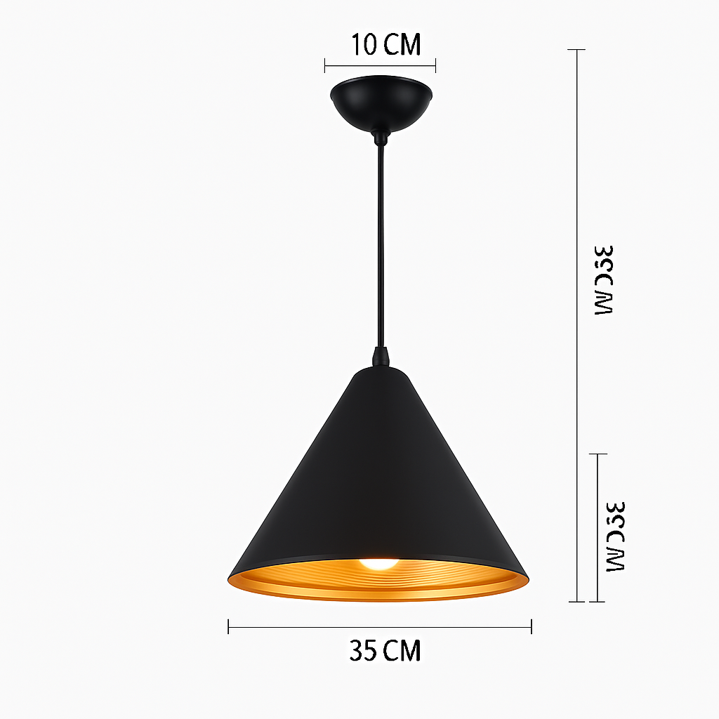 lustre led créatif style industriel rétro pour restaurant - vue 23 sur 23