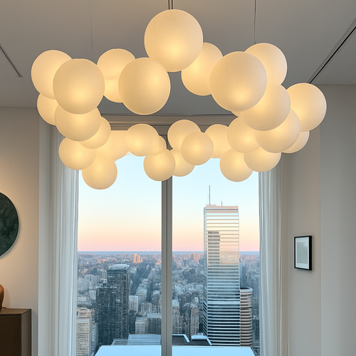 Lustre LED design moderne pour décoration intérieure - vue 2 sur 10