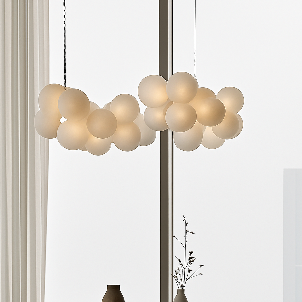 Lustre LED design moderne pour décoration intérieure - vue 3 sur 10
